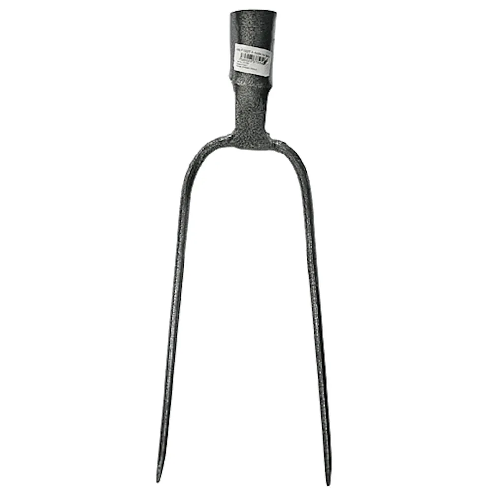 PROREGAL Dunggabel Mistgabel Mistforke Heugabel Streugabel 2 Zinken, pulverbeschichtet