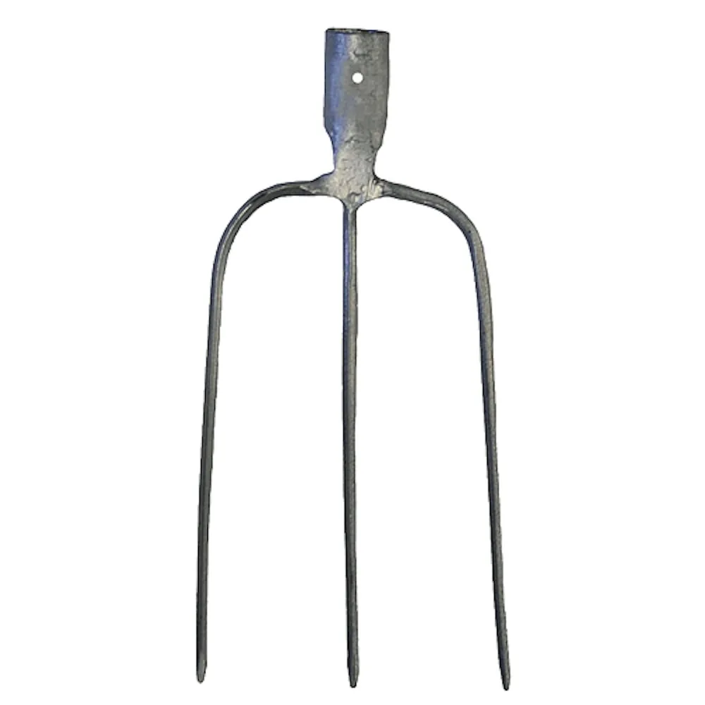 PROREGAL Dunggabel Mistgabel Mistforke Heugabel Streugabel 3 Zinken, pulverbeschichtet