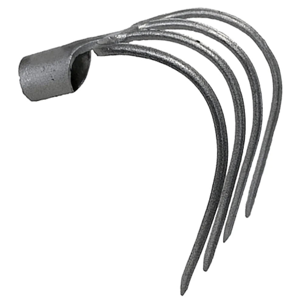 PROREGAL Dunggabel Mistgabel Mistforke Heugabel Streugabel F134KX.WH, 4 Zinken, mit Griff