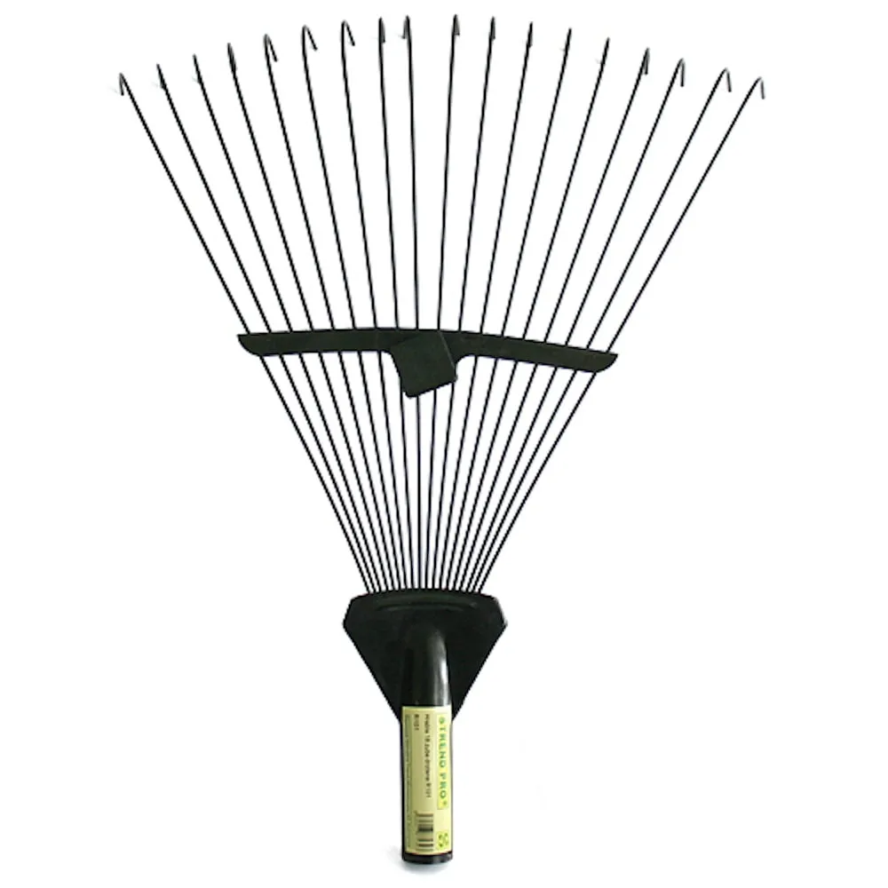 PROREGAL Gartenharkel Metall Rechen, 18 Zinken