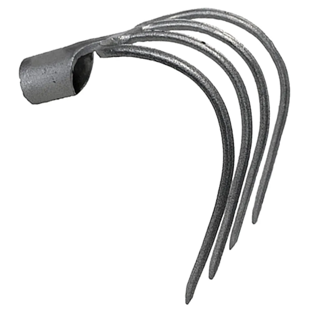 PROREGAL Dunggabel Mistgabel Mistforke Heugabel Streugabel, 4 Zinken, pulverbeschichtet