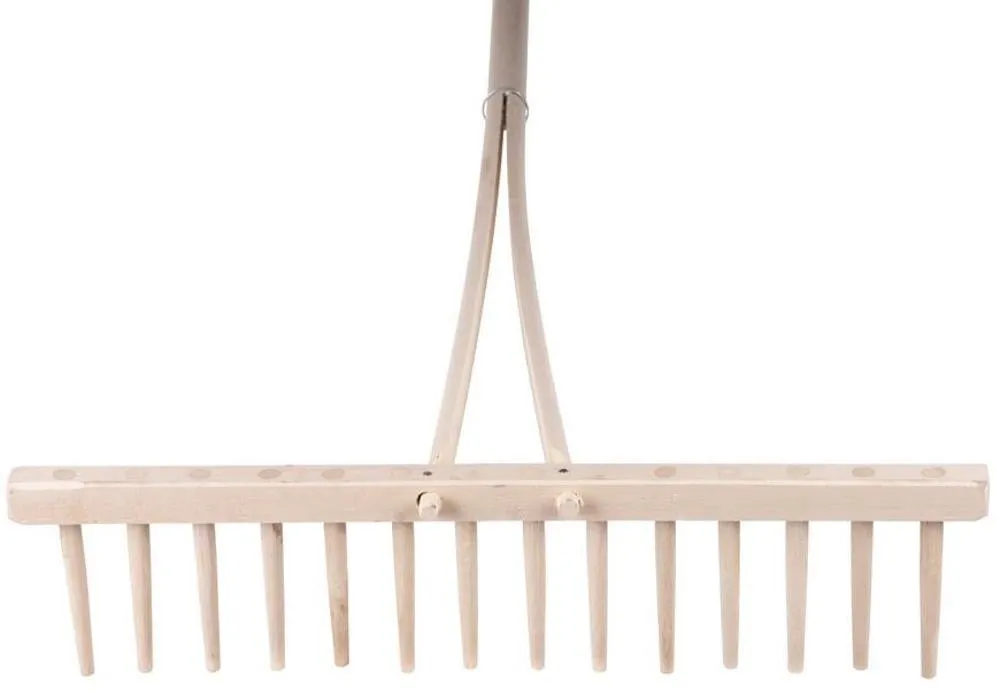 PROREGAL Holz-harke 14 Zinken