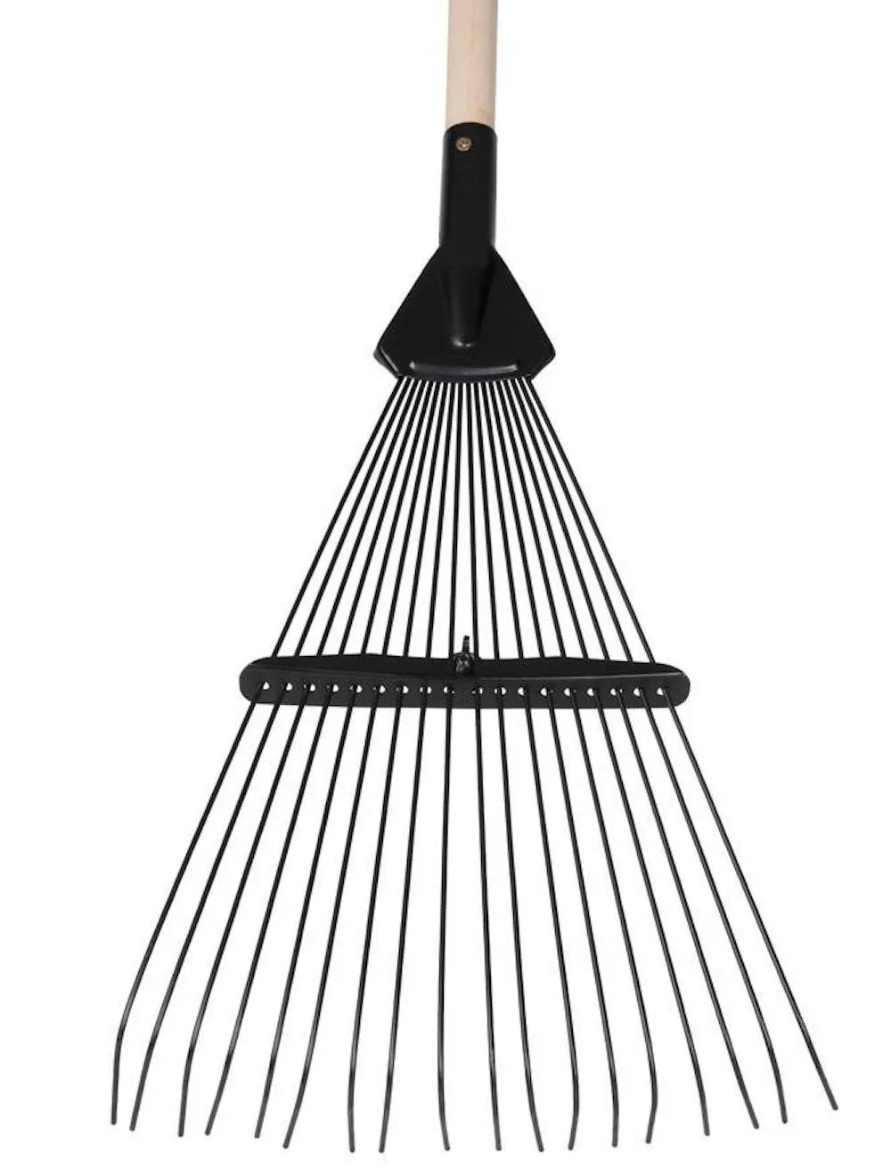 PROREGAL Gartenharke -Rechenmetall (DrahtZinkenn) 18 Zinken + Holzgriff