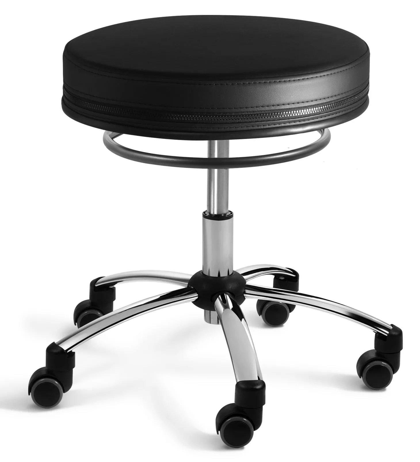 Bungarten Drehhocker höhenverstellbar mit Kunstlederbezug, Sanus Hocker