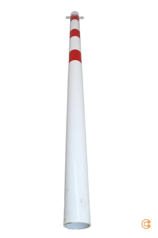 Schake Absperrpfosten Pfahl 460/2 Betonieren Stahl 60mm Siehe Text/Foto B-Ware