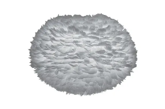 Umage Eos X Large Lampenschirm Leuchtenschirm Dekoschirm Lampe Feder Hellgrau    B-Ware