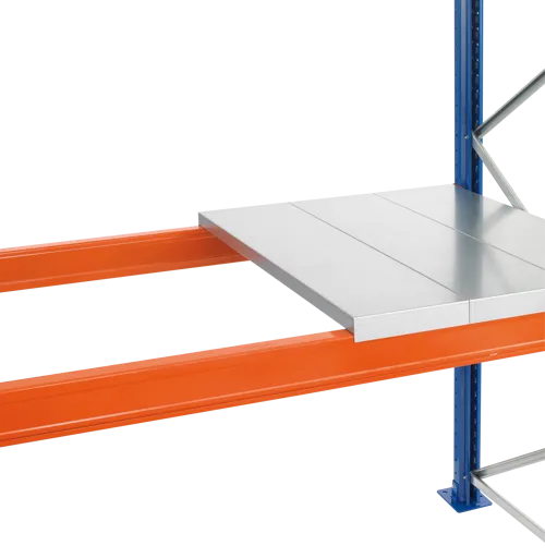 Stahlpaneel-Ebene für Schulte Palettenregal | BxT 182,5x110cm | aufgelegt | Stärke 1,25mm | Verzinkt