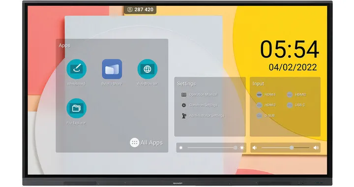 Sharp PN-L862B 86" Touch Display