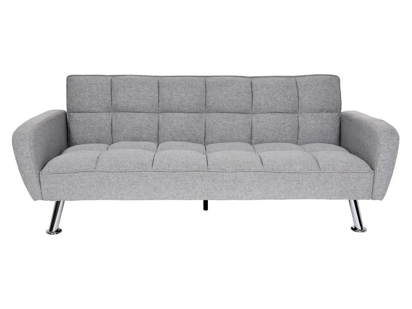 Sofa MCW-K19, Stoff/Textil hellgrau