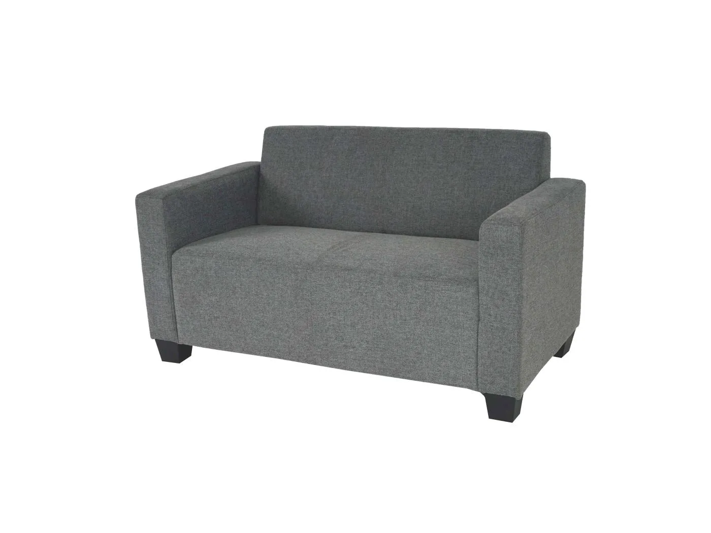 2er Sofa Couch Moncalieri Loungesofa, Grau