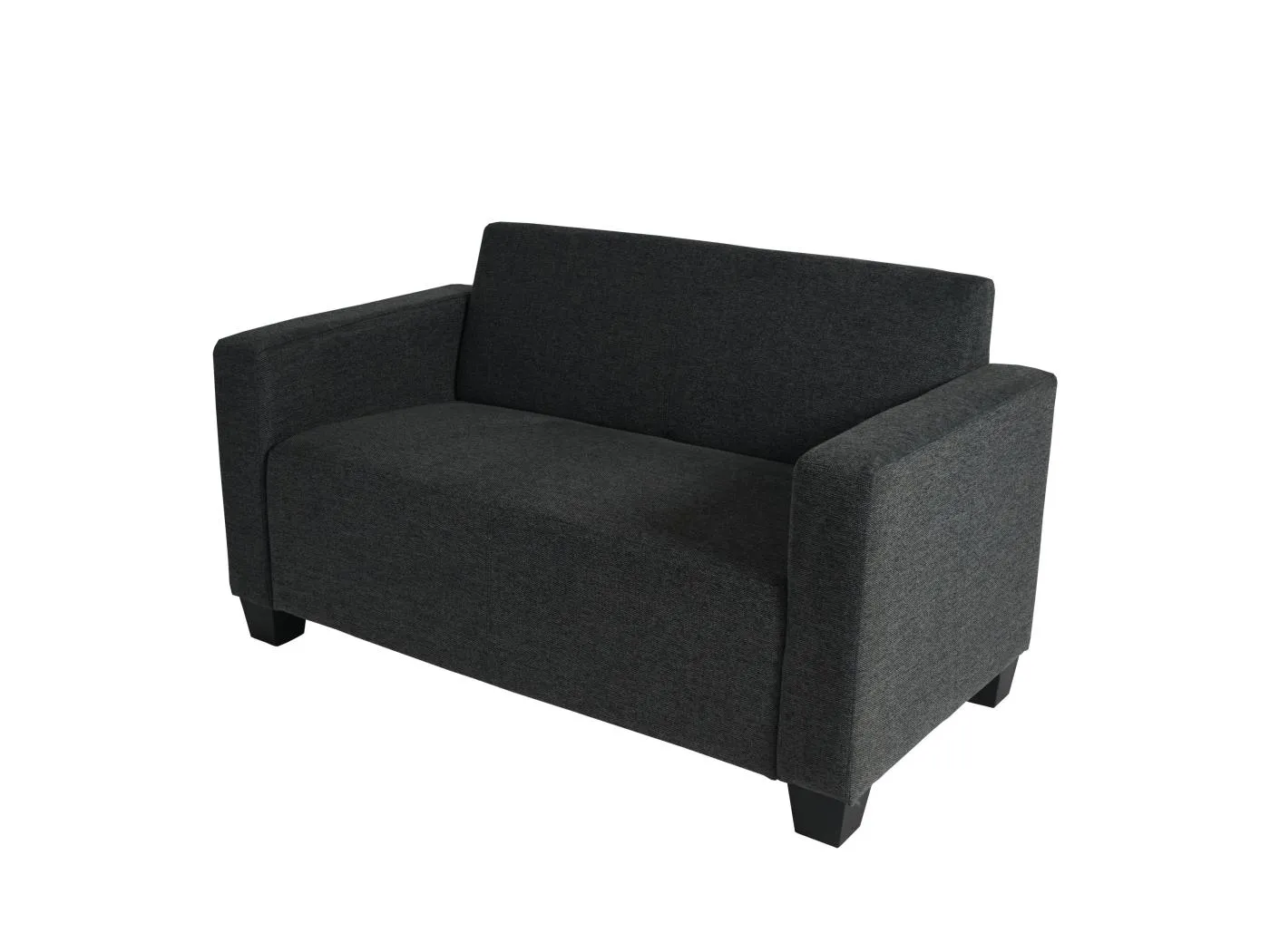 2er Sofa Couch Moncalieri Loungesofa, Anthrazit-grau