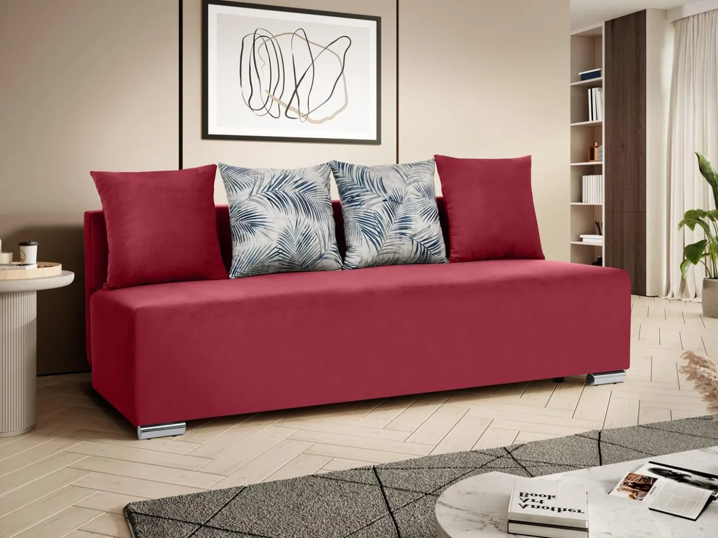 Sofa mit Schlaffunktion RILLO Gelb