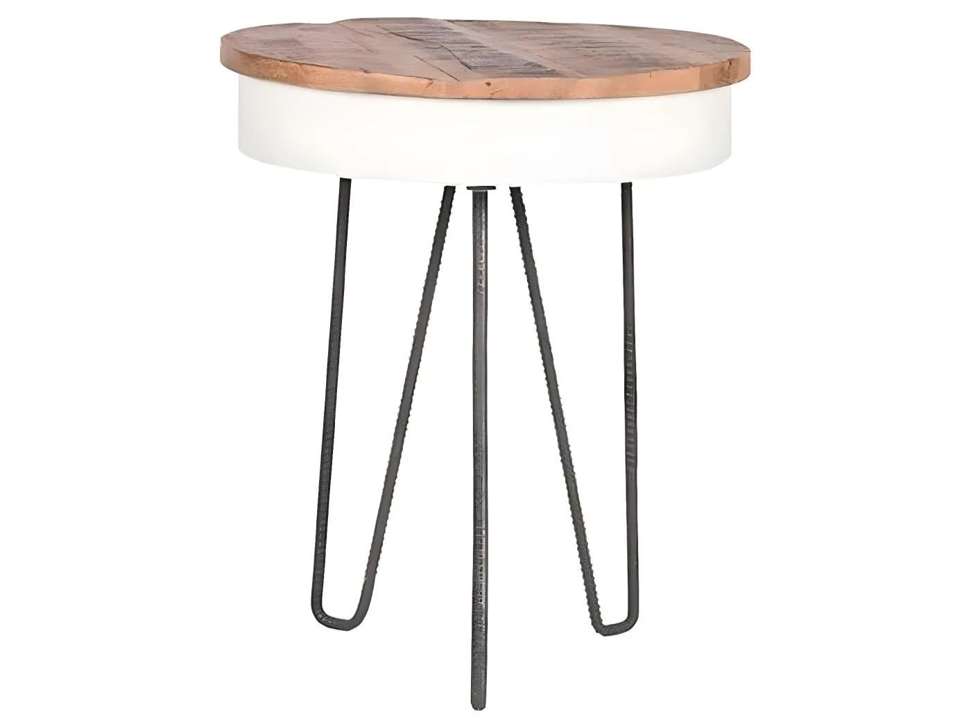 LABEL51 Ecktisch Saria 44x53 cm Weiß