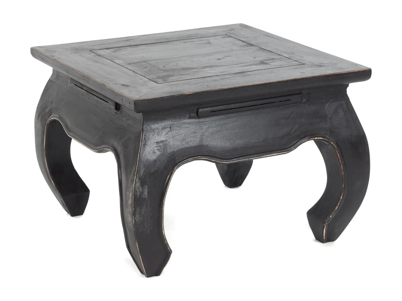 OPIUMTISCH MAHA 50 Mahagoni Massivholz 09 voodoo - schwarz