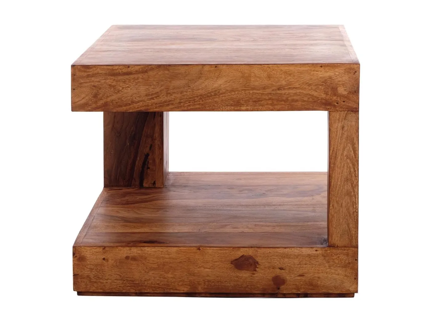 COUCHTISCH TIERRA Sheesham Holz massiv naturfarben