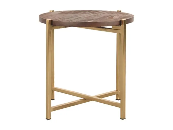 Beistelltisch Dox 40x40x40cm - Espresso - Mangoholz