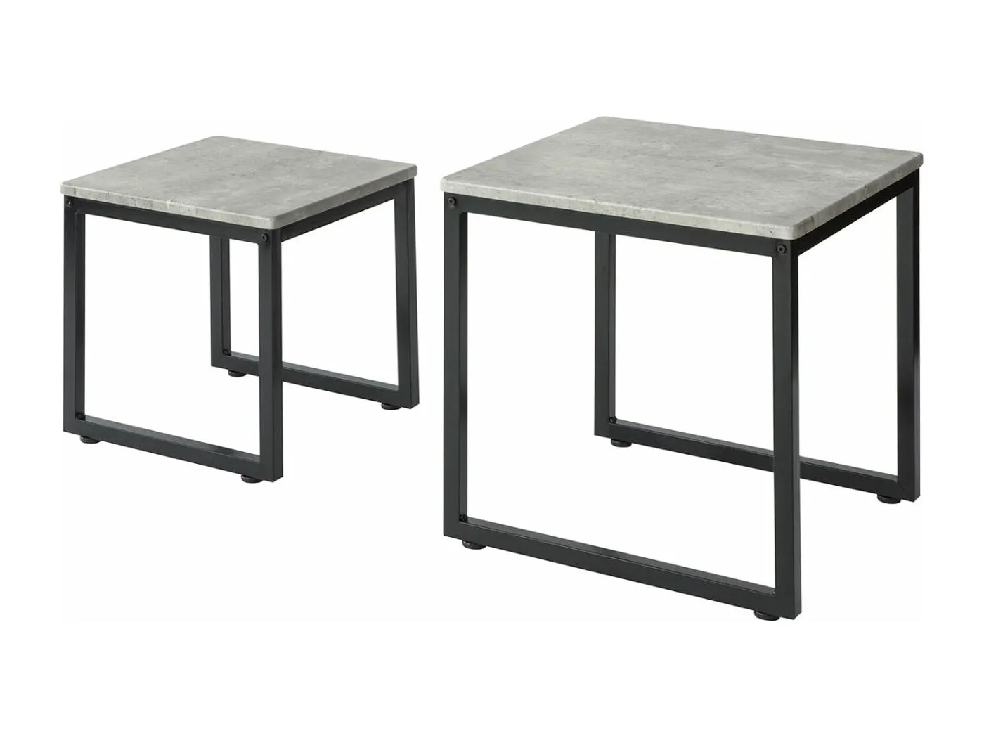 Beistelltisch FBT42-HG 50 x 50 x 50 cm Grau