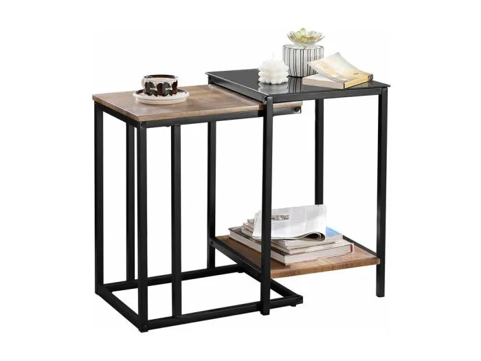 Satztisch FBT99-F 40 x 60 x 40 cm Braun