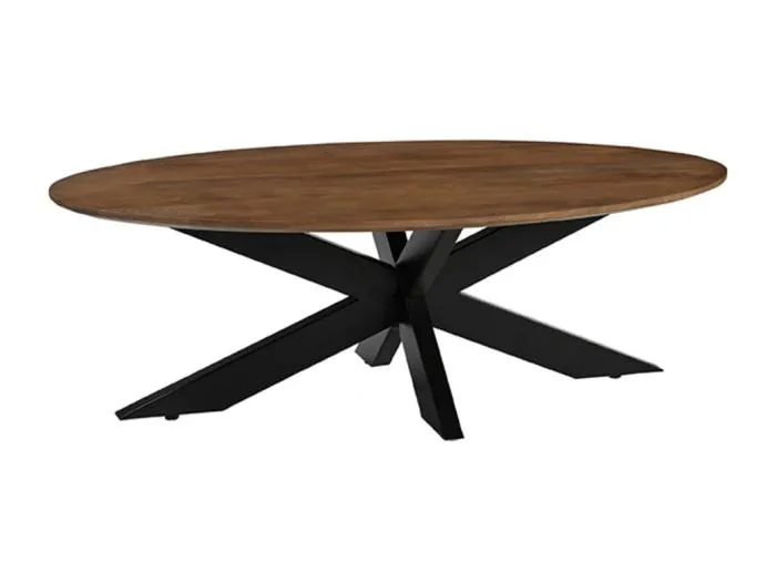 James Couchtisch - Natur - Mangoholz - 130 cm