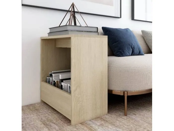 Beistelltisch Sonoma-Eiche 50x26x50 cm Holzwerkstoff