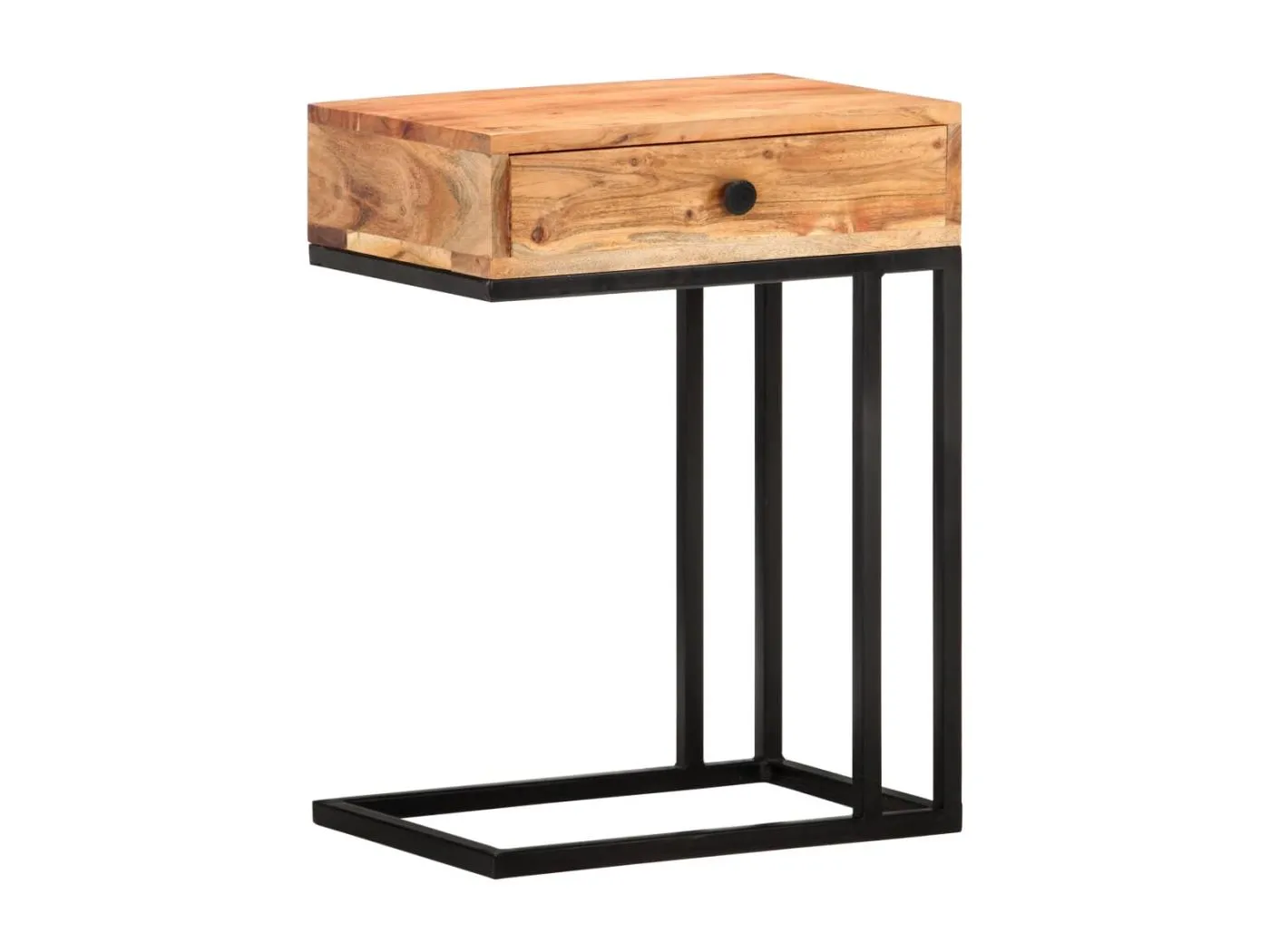 Beistelltisch U-Form 45x30x61 cm Akazie Massivholz