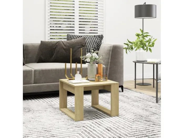 Beistelltisch Sonoma-Eiche 50x50x35 cm Holzwerkstoff