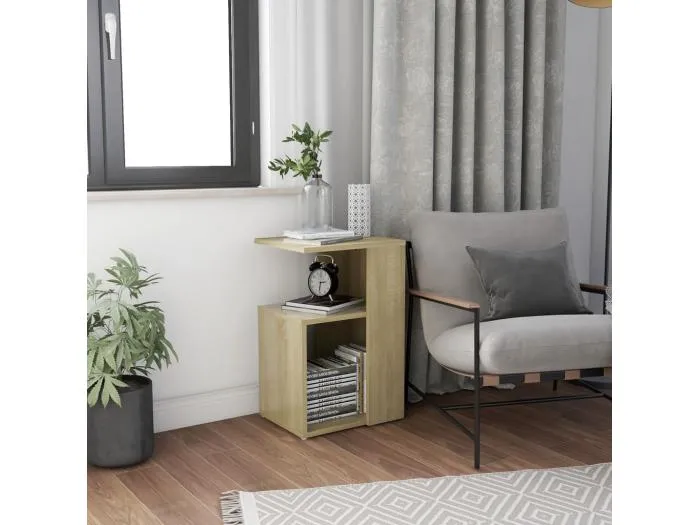 Beistelltisch Sonoma-Eiche 36x30x56 cm Holzwerkstoff