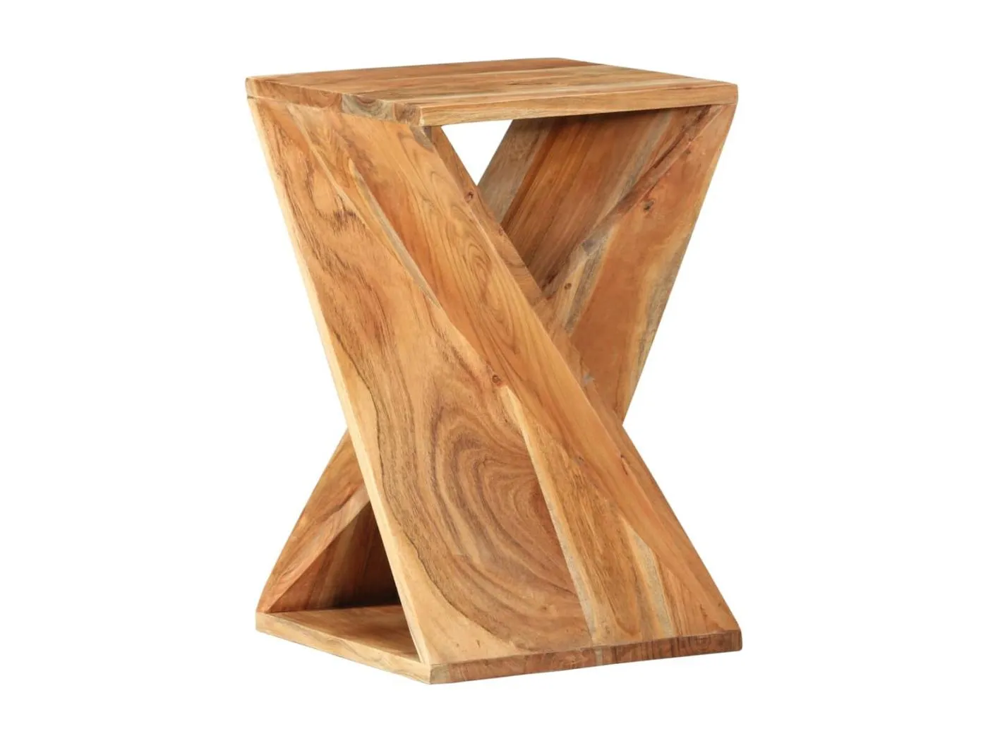 Beistelltisch 35x35x55 cm Massivholz Akazie