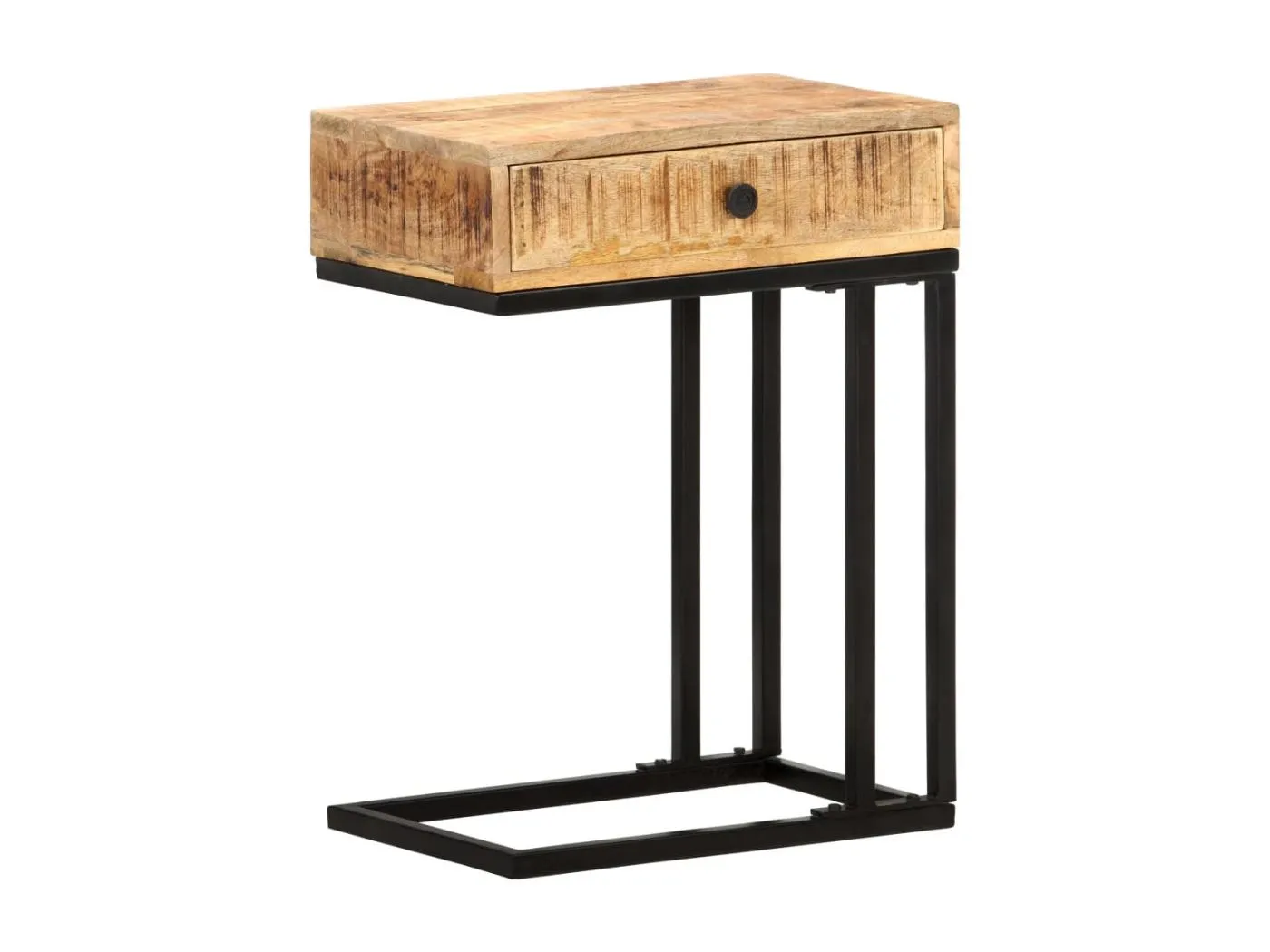 Beistelltisch U-Form 45x30x61 cm Mango Massivholz