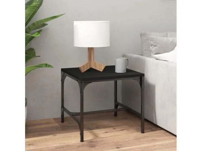 Beistelltisch Schwarz 40x40x35 cm Holzwerkstoff