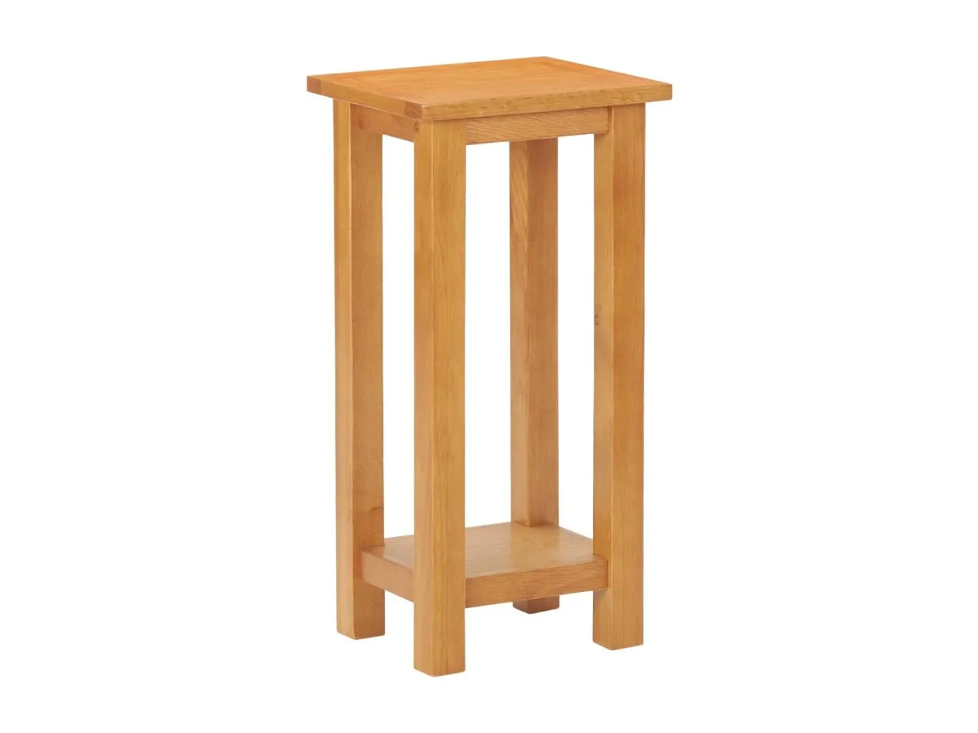 Beistelltisch 27x24x55 cm Eiche Massivholz