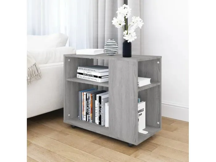 Beistelltisch Grau Sonoma 70x35x55 cm Holzwerkstoff