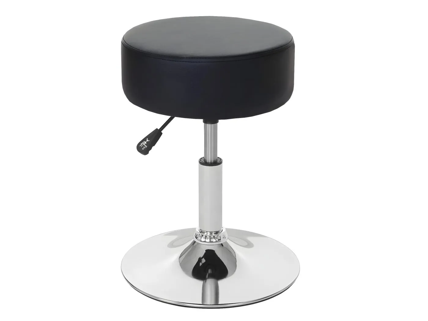 Hocker MCW-C22, Kunstleder, schwarz