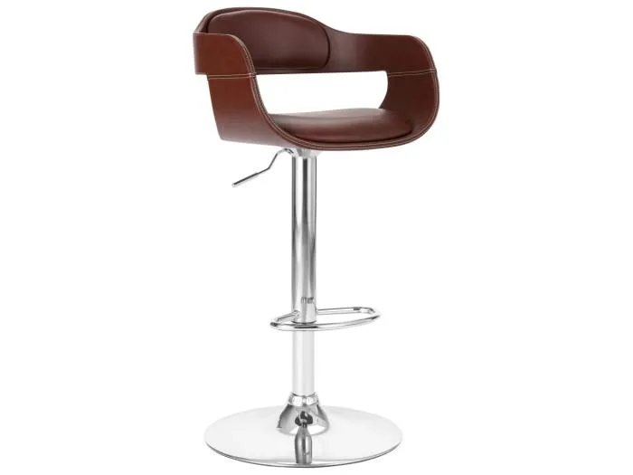 Barhocker Braun Kunstleder