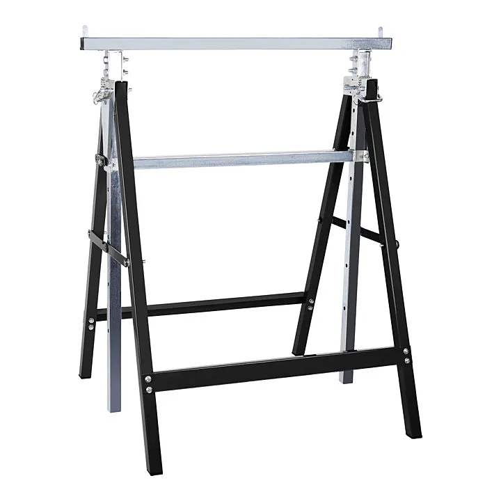 Stier Teleskop Arbeitsbock 200 Kg Stahl Vierkantrohr Höhenverstellbar 82 130cm B-Ware