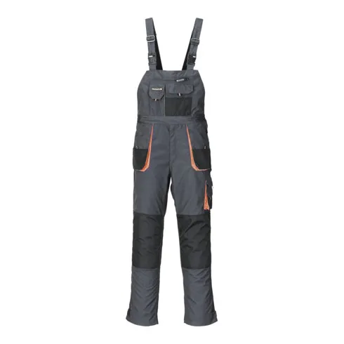 Terrax Terratrend Job Latzhose Arbeitshose Größe 28 Dunkelgrau/Schwarz Hose B-Ware