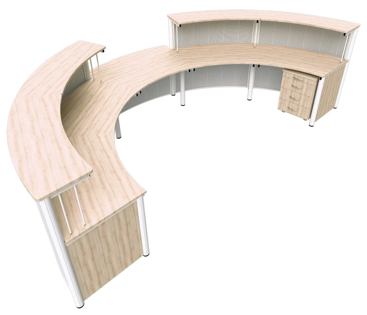 Marlower Möbel Empfangstheke “Recknitz” 5-teilig