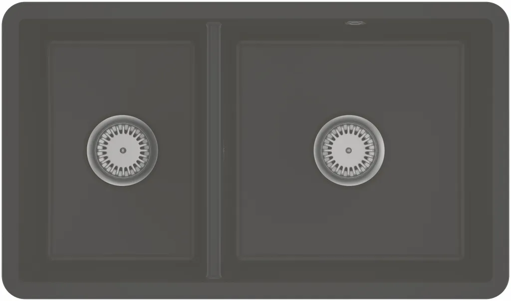 Villeroy & Boch Unterbau-Küchenspülbecken „Subway“ 80 U 440 × 750 × 220 mm, für Becken mittig in Almond