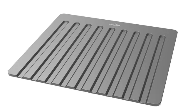 Abtropfmatte aus Silikon Zubehör 9K1500, 420 x 420 mm, aus Edelstahl
