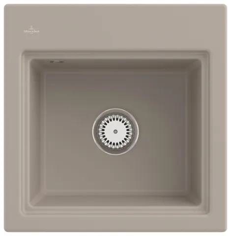 Villeroy & Boch Einbau-Küchenspülbecken „Subway Style“ 50 S 500 × 510 × 220 mm, für Becken rechts in Almond