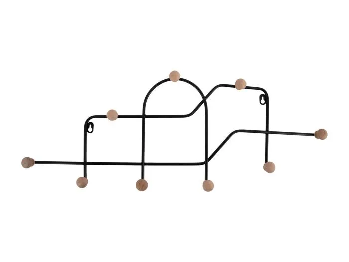 Garderobenständer Maze - Schwarz
