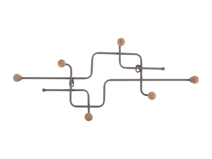 Garderobenständer Metro - Cooles Grau