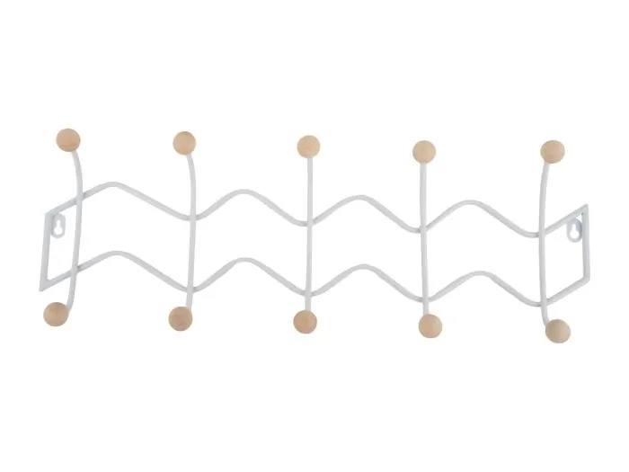 Garderobenständer Double Zig Zag - Weiß