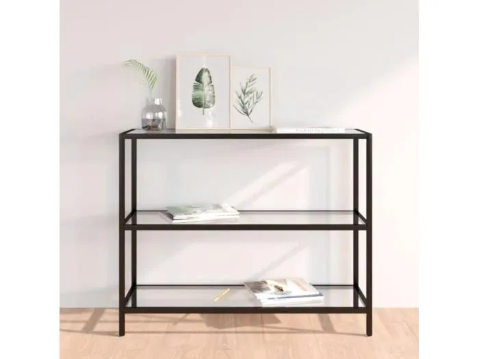 Regal Transparent 100x36x90 cm Gehärtetes Glas