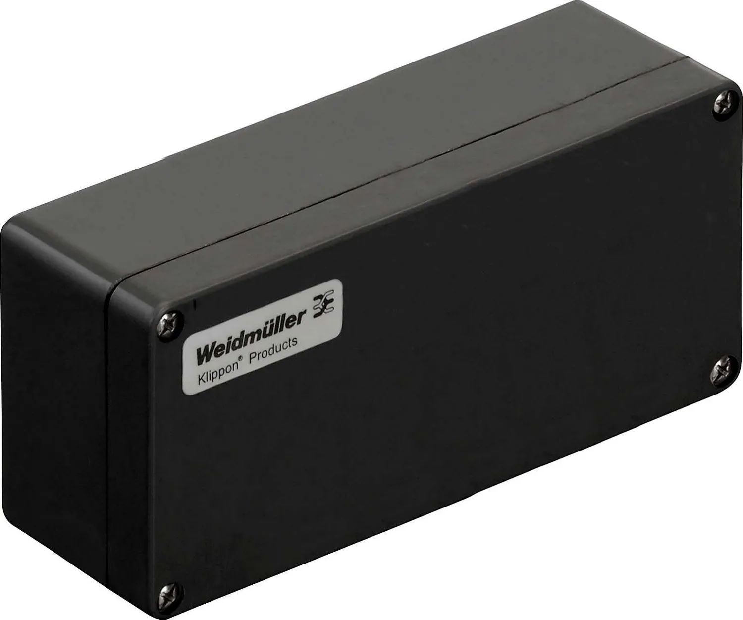Weidmüller Klippon Pok 081906 Ex Universal Gehäuse 190x75x55 Polyester Schwarz   B-Ware